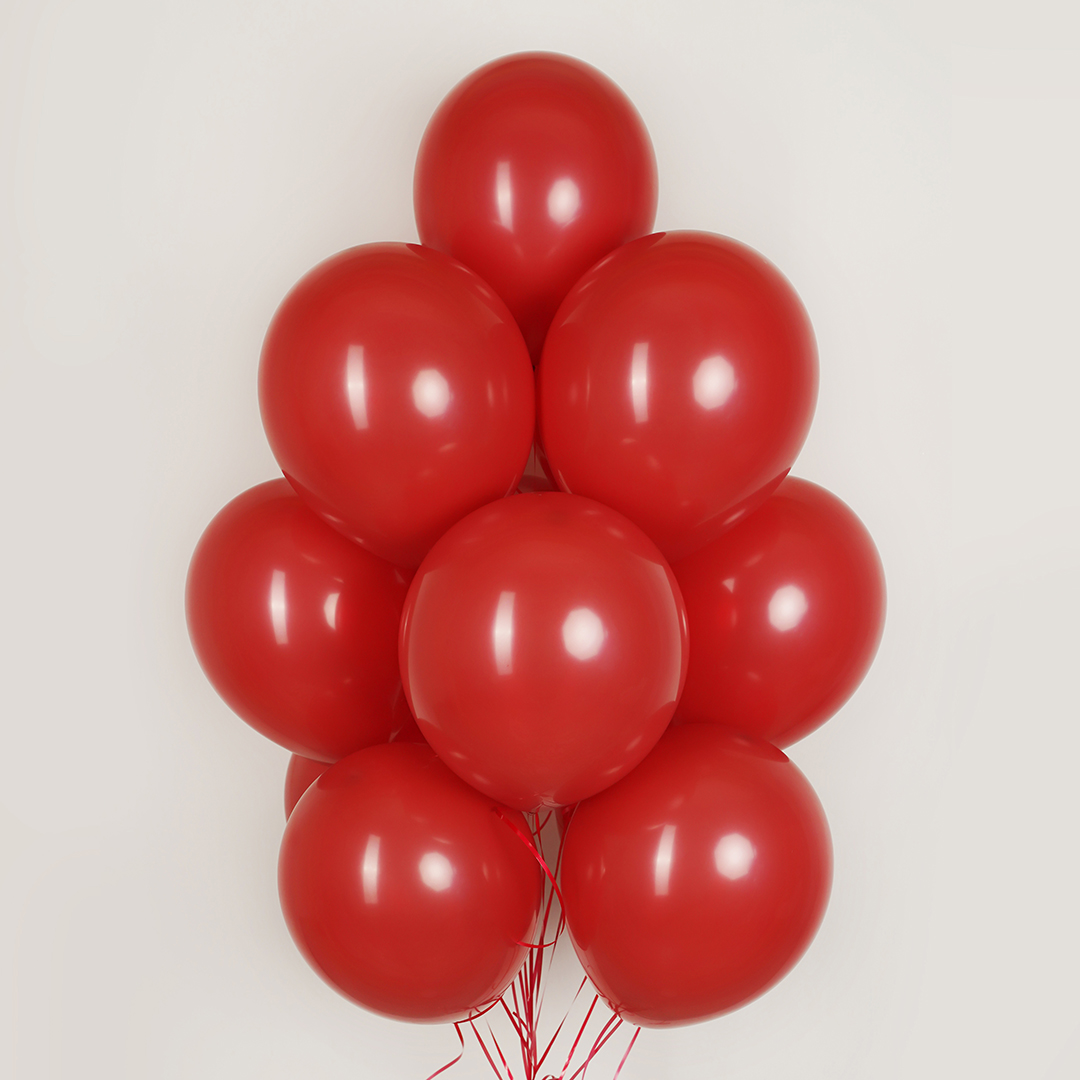 Шар (12''/30 см), Королевский красный (016), пастель, 12 шт. Шар (12''/30 см), Королевский красный (016), пастель, 12 шт.