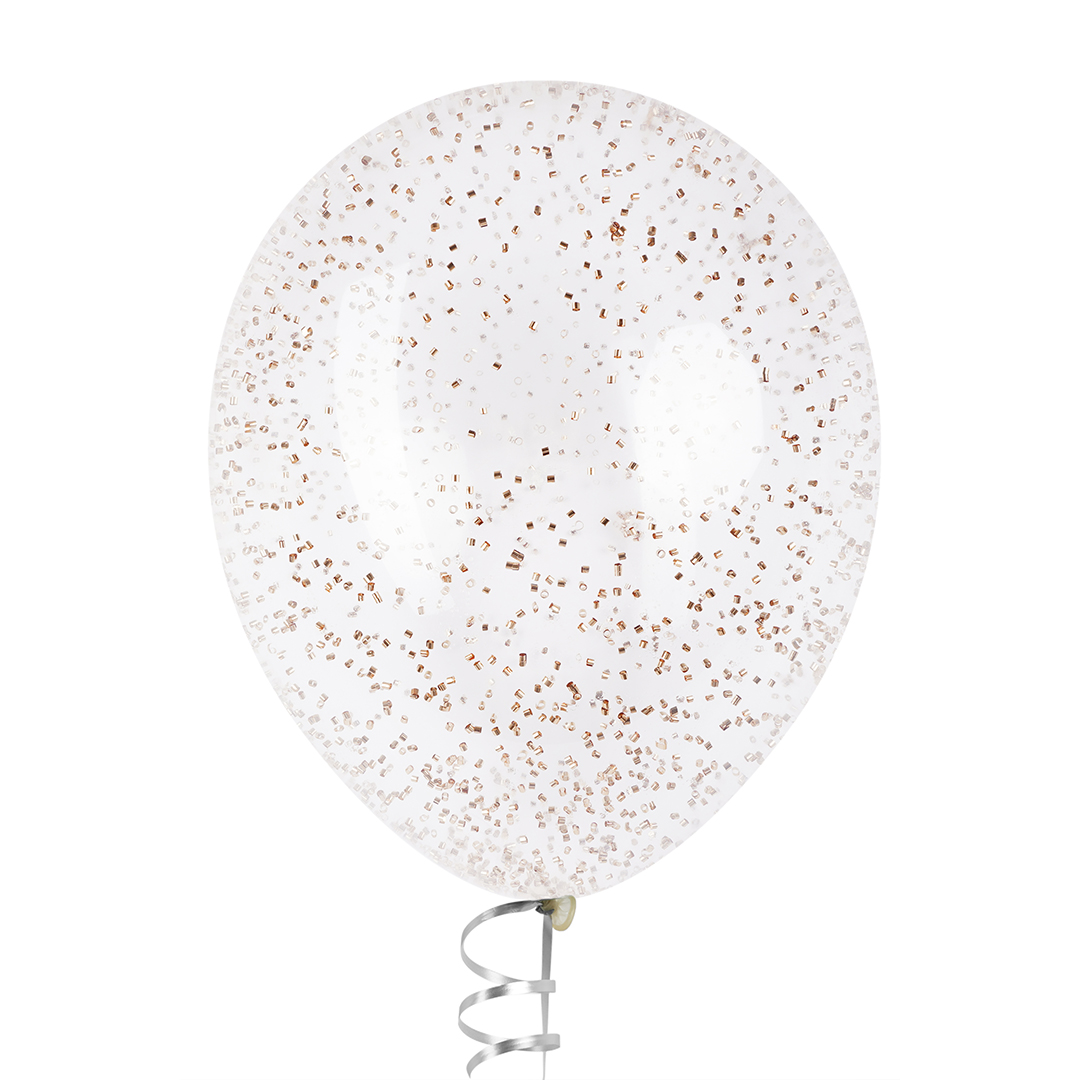 Конфетти фольга Цилиндр, Розовое Золото, Металлик, 0,2 см, 20 г.