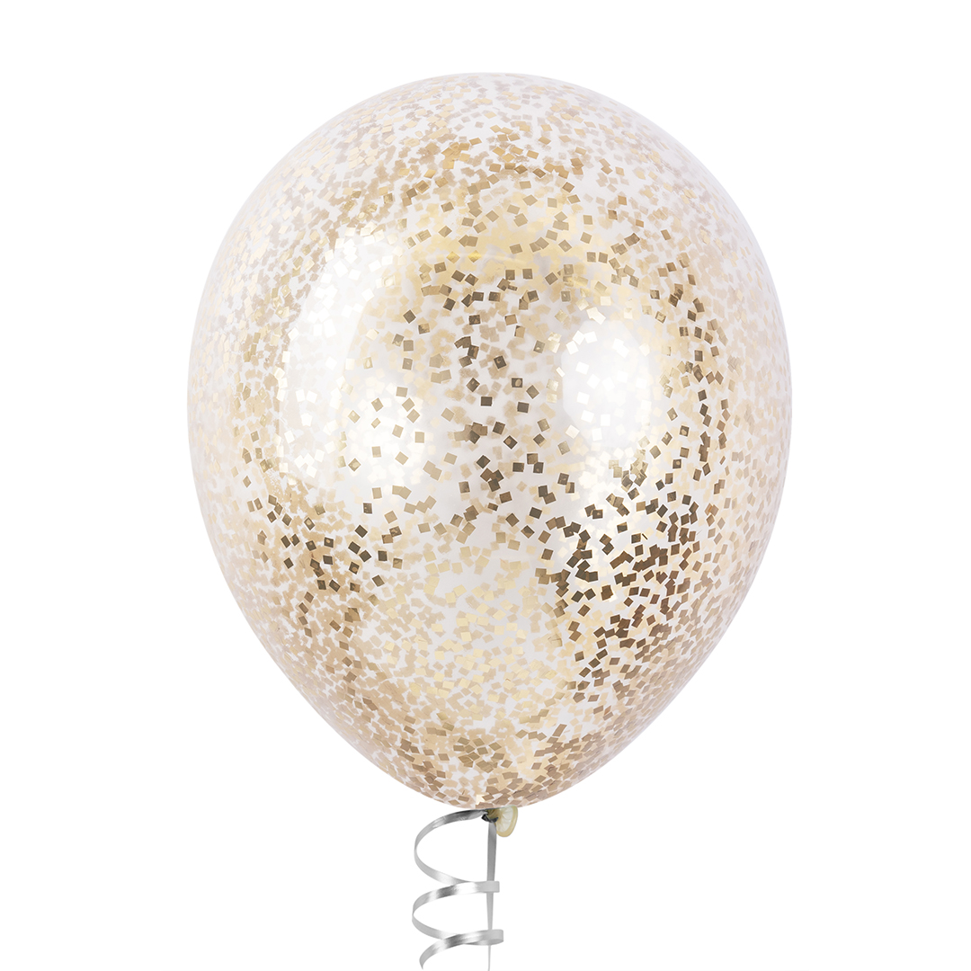 Конфетти фольга Квадрат, Золото, Хром, 0,5 см, 50 г.