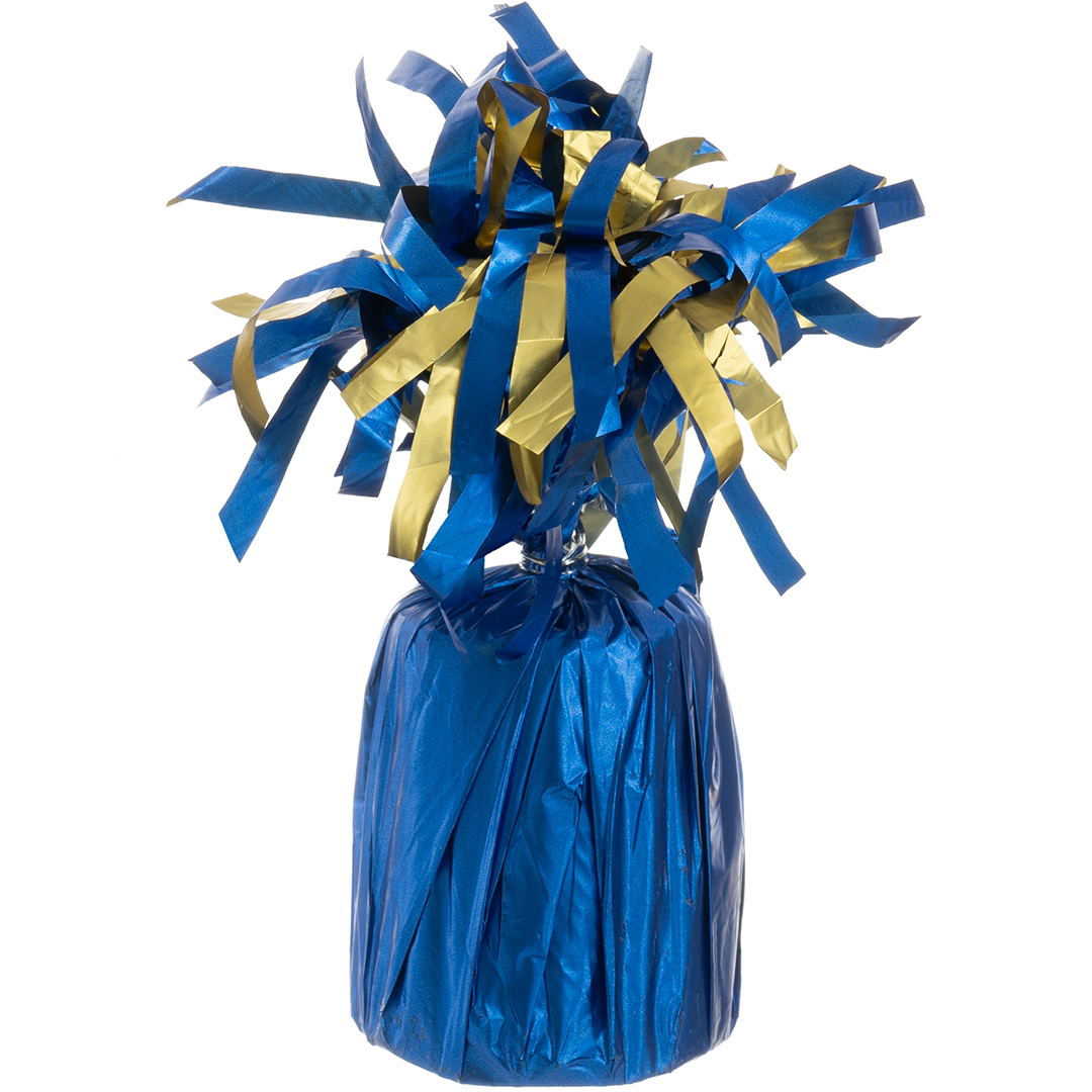 Грузик Конус, Синий/Золото, Сатин, 12 шт.