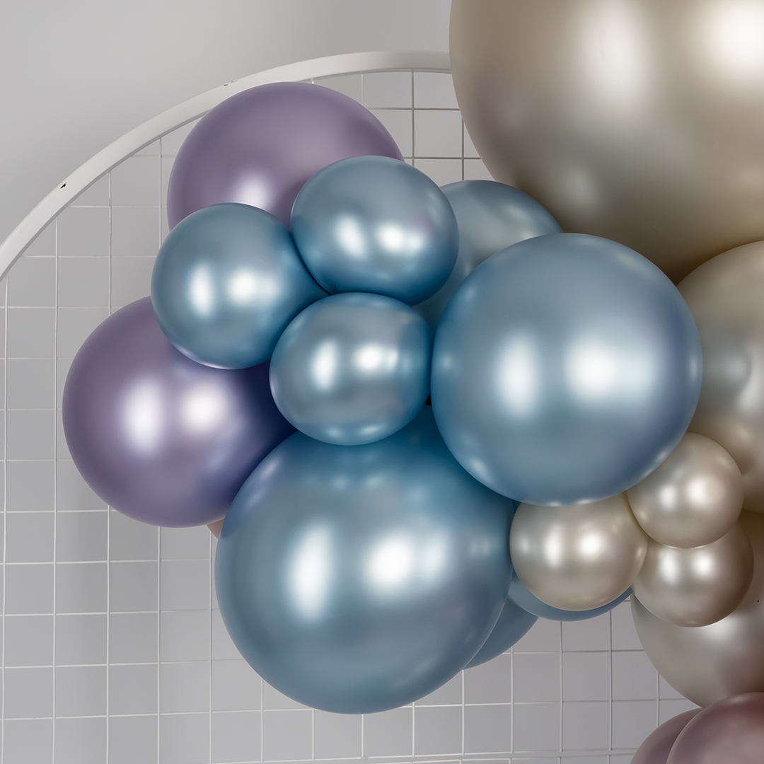 Шар (12''/30 см), Арктический голубой (839), шелк, 50 шт.