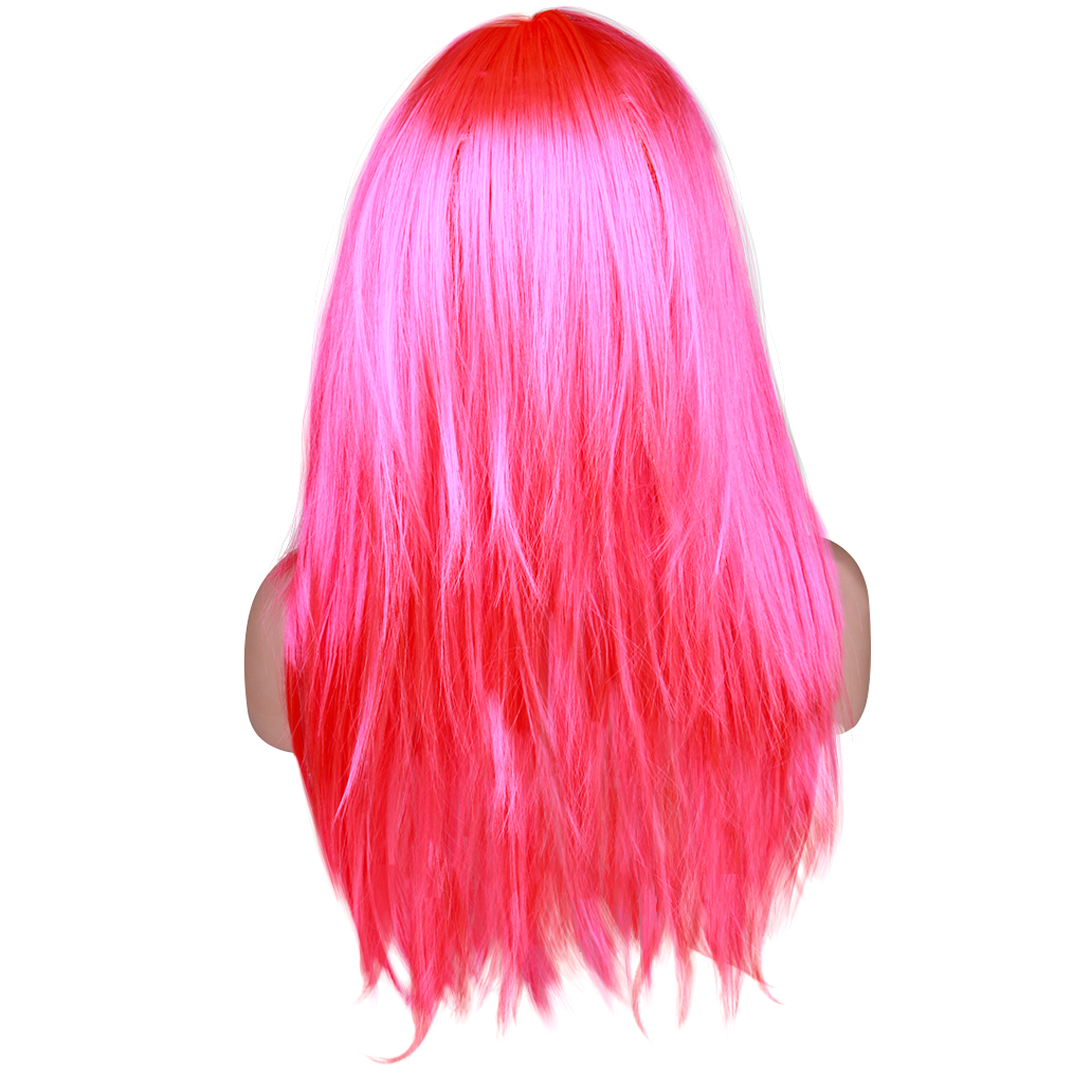 Парик карнавальный, 160 гр, Классик, Розовый, 1 шт. в упак. 