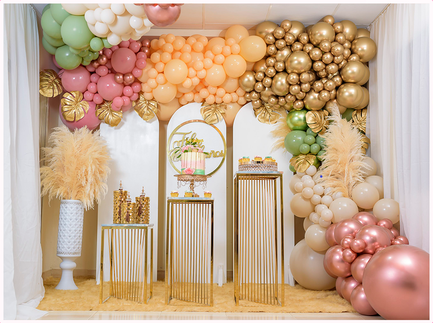 Шар (5''/13 см), Розовое дерево (010), пастель, 100 шт.