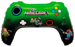 Шар (27''/69 см) Фигура, Геймпад, Пиксели, 1 шт. в уп.