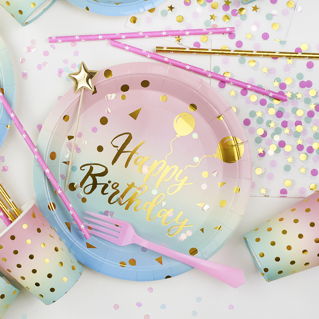 Вилки, Премиум, Розовый, 17 см, 10 шт. в упак. 