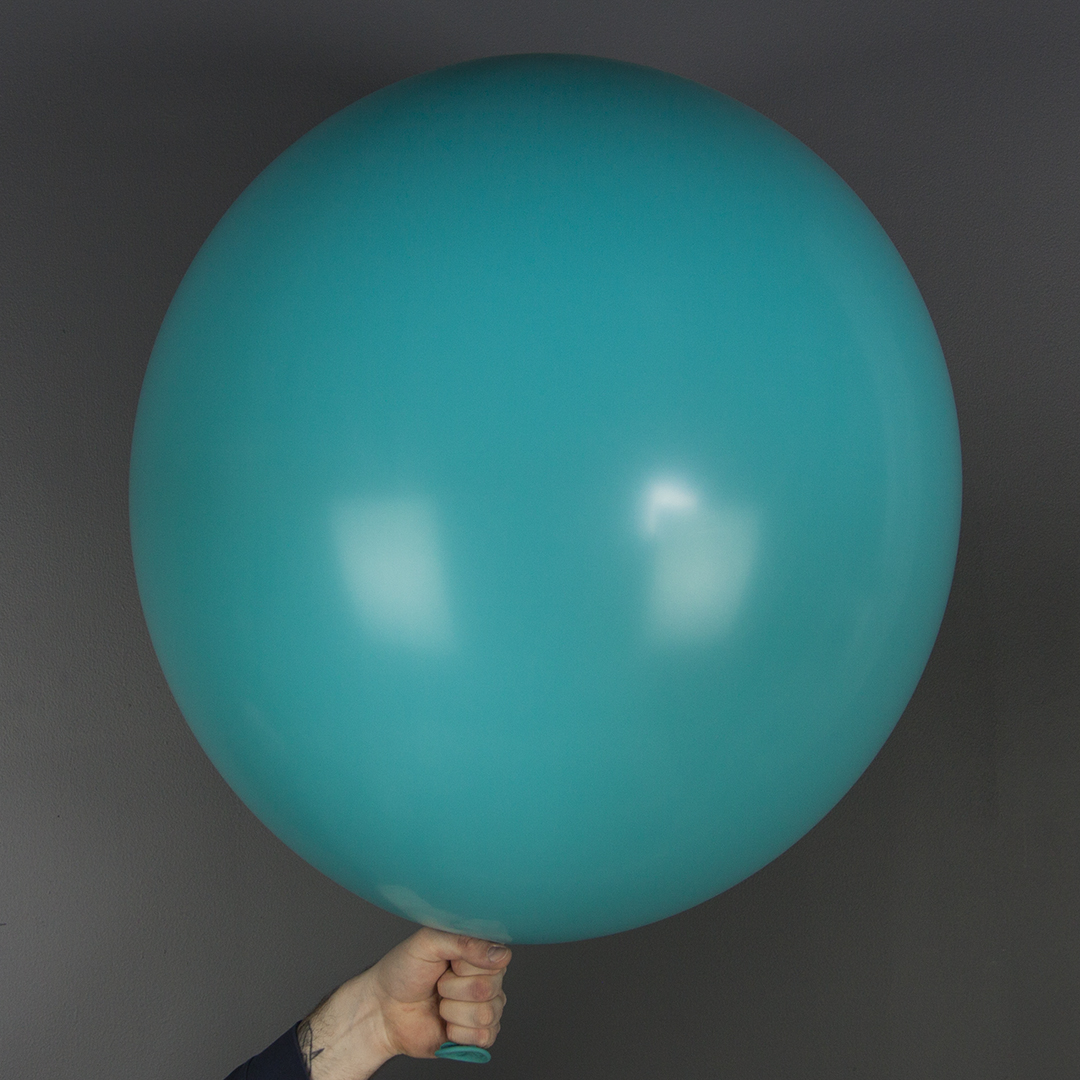 Шар (36''/91 см), Карибский голубой, пастель, 1 шт.