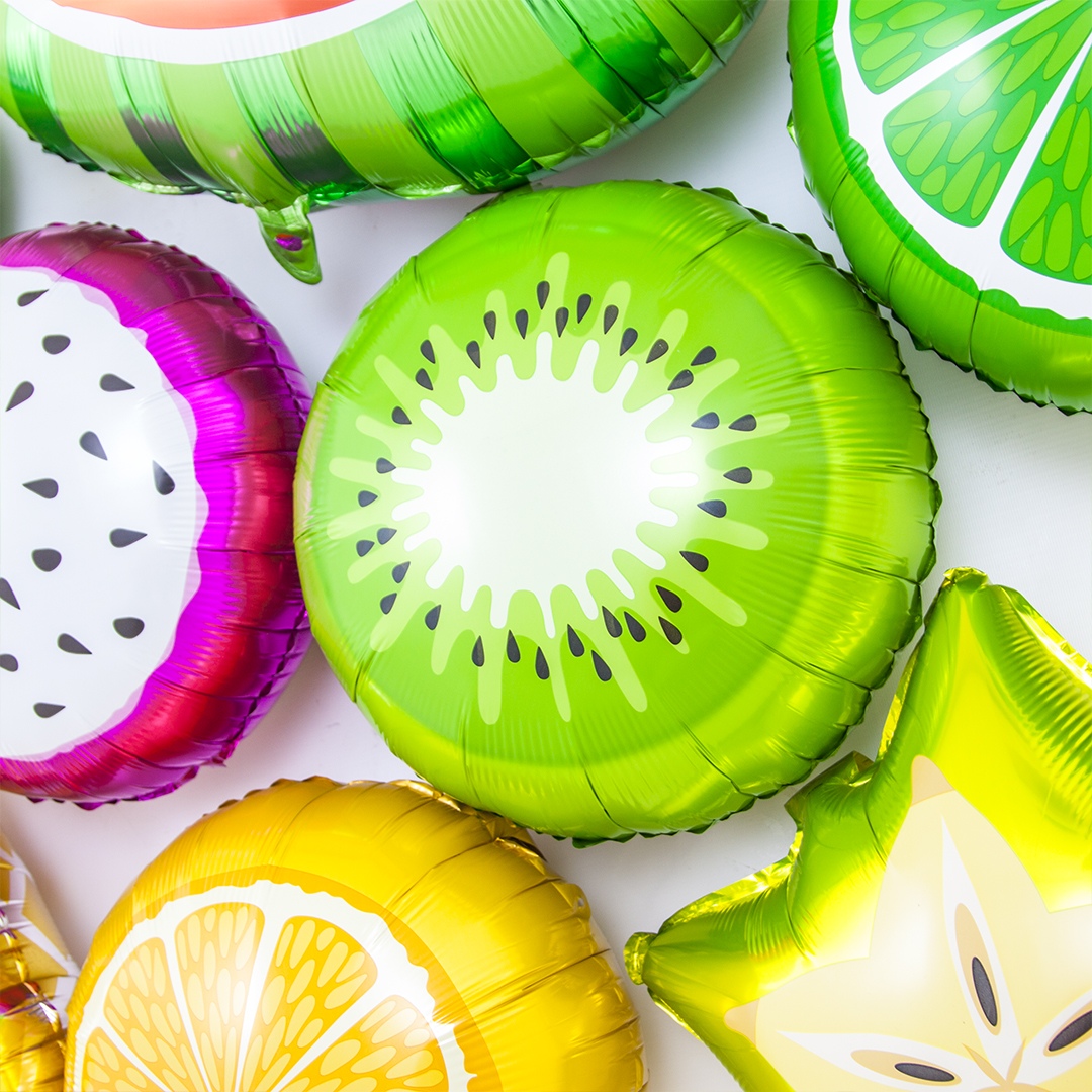 Шар (18''/46 см) Круг, Киви, Зеленый, 1 шт.