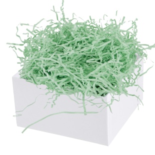 Наполнитель для коробок, бумага, Светло-зеленый, 50 г.