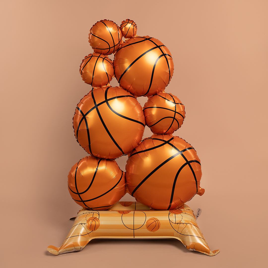Шар 3D (59''/150 см) Фигура на подставке, Баскетбольные мячи, 1 шт. в уп.