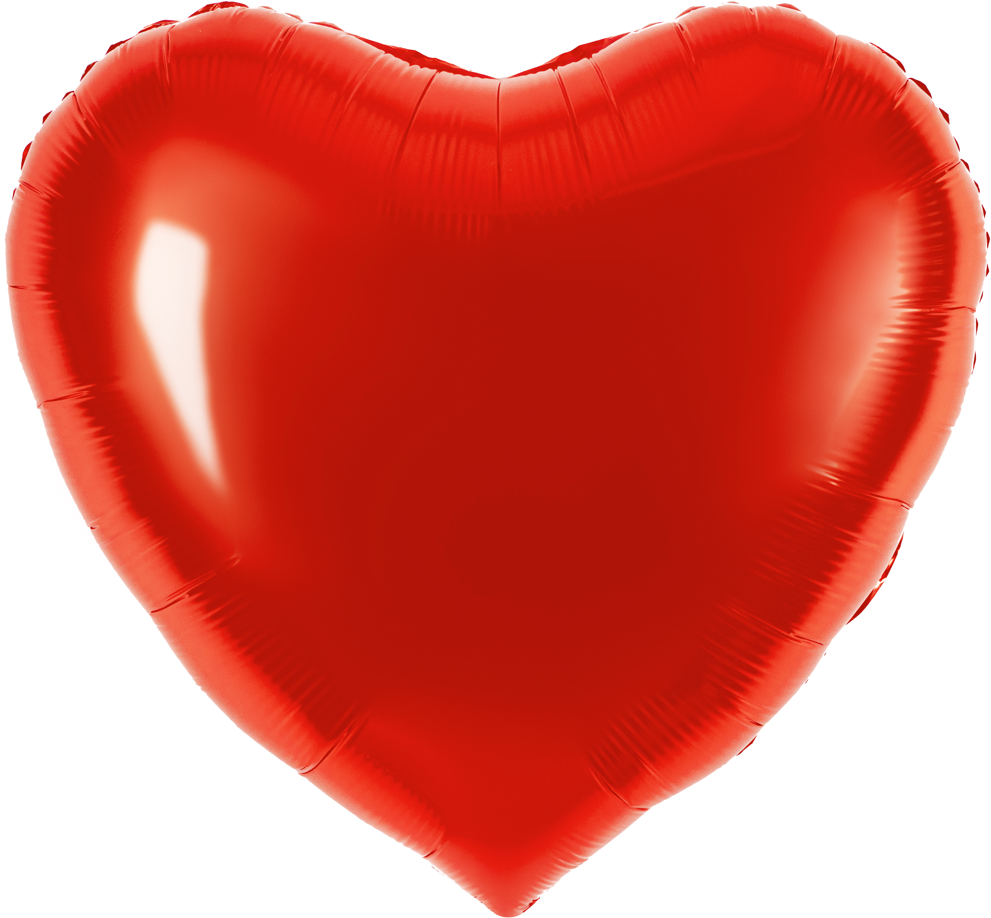 Шар (63''/160 см) Сердце, Красный, Металлик, 1 шт. в уп.