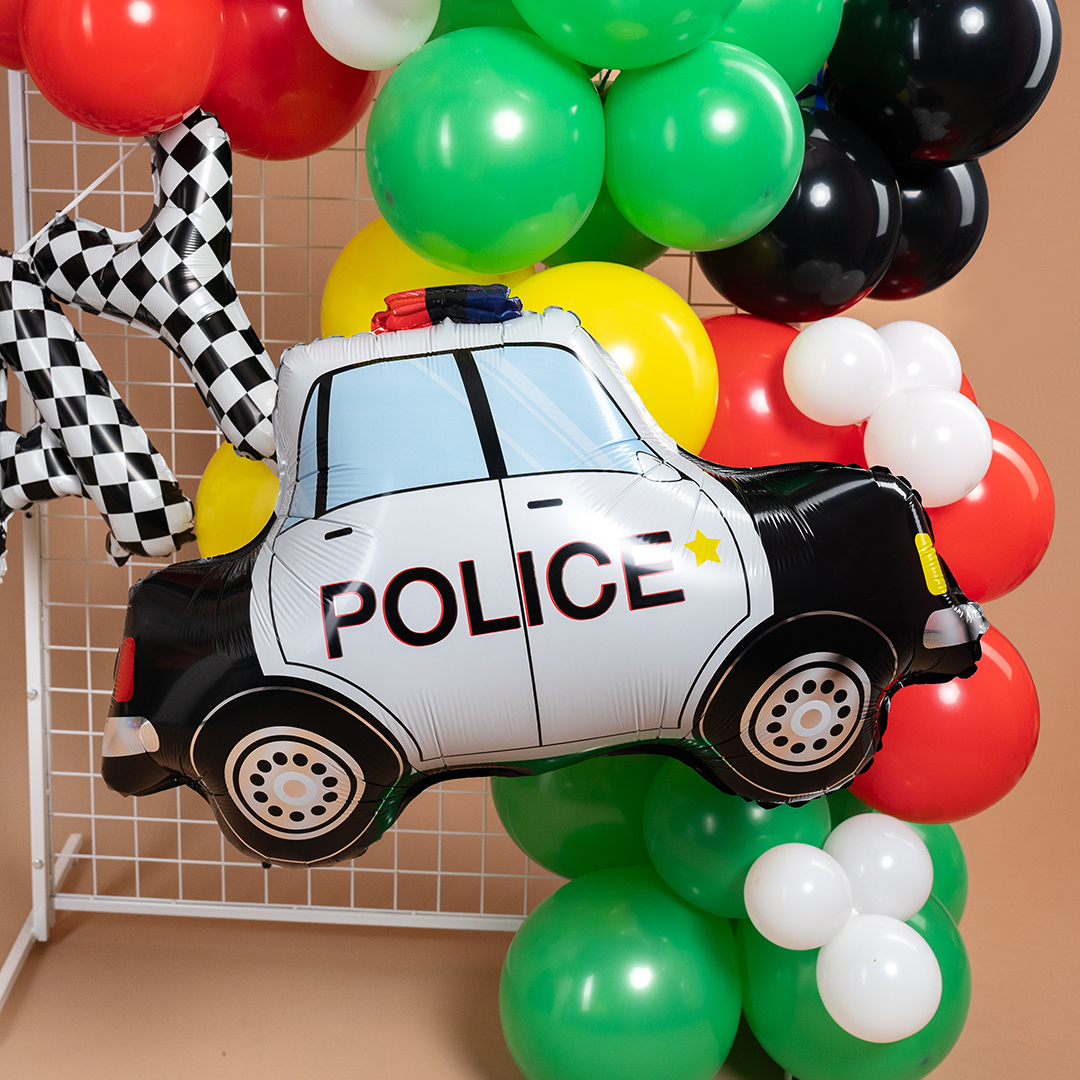 Шар (31''/79 см) Фигура, Полицейская машина, 1 шт. в уп.