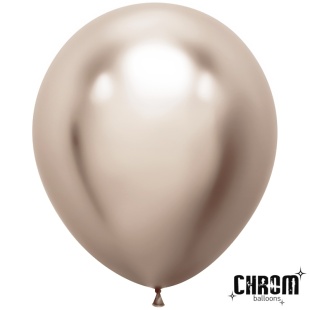 Шар (18''/46 см), Шампань, хром, 10 шт.