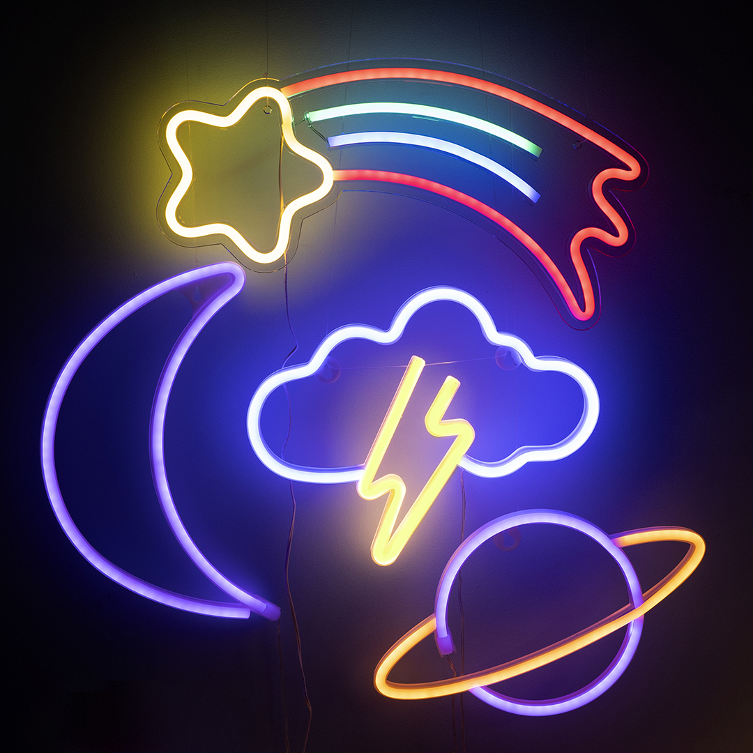 Световая фигура Комета, 19*40 см. Разноцветный, 1 шт.