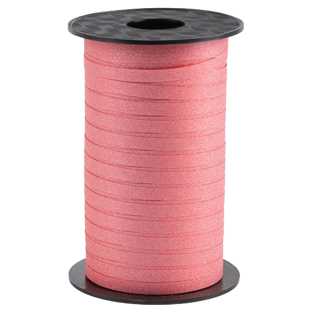 Лента полипропиленовая (0,5 см*100 м) Красный, Глиттер, 1 шт.