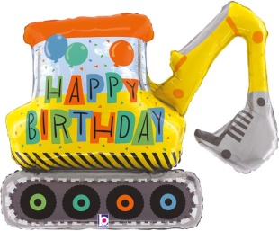 Шар (31''/79 см) Фигура, Экскаватор, 1 шт. в уп.