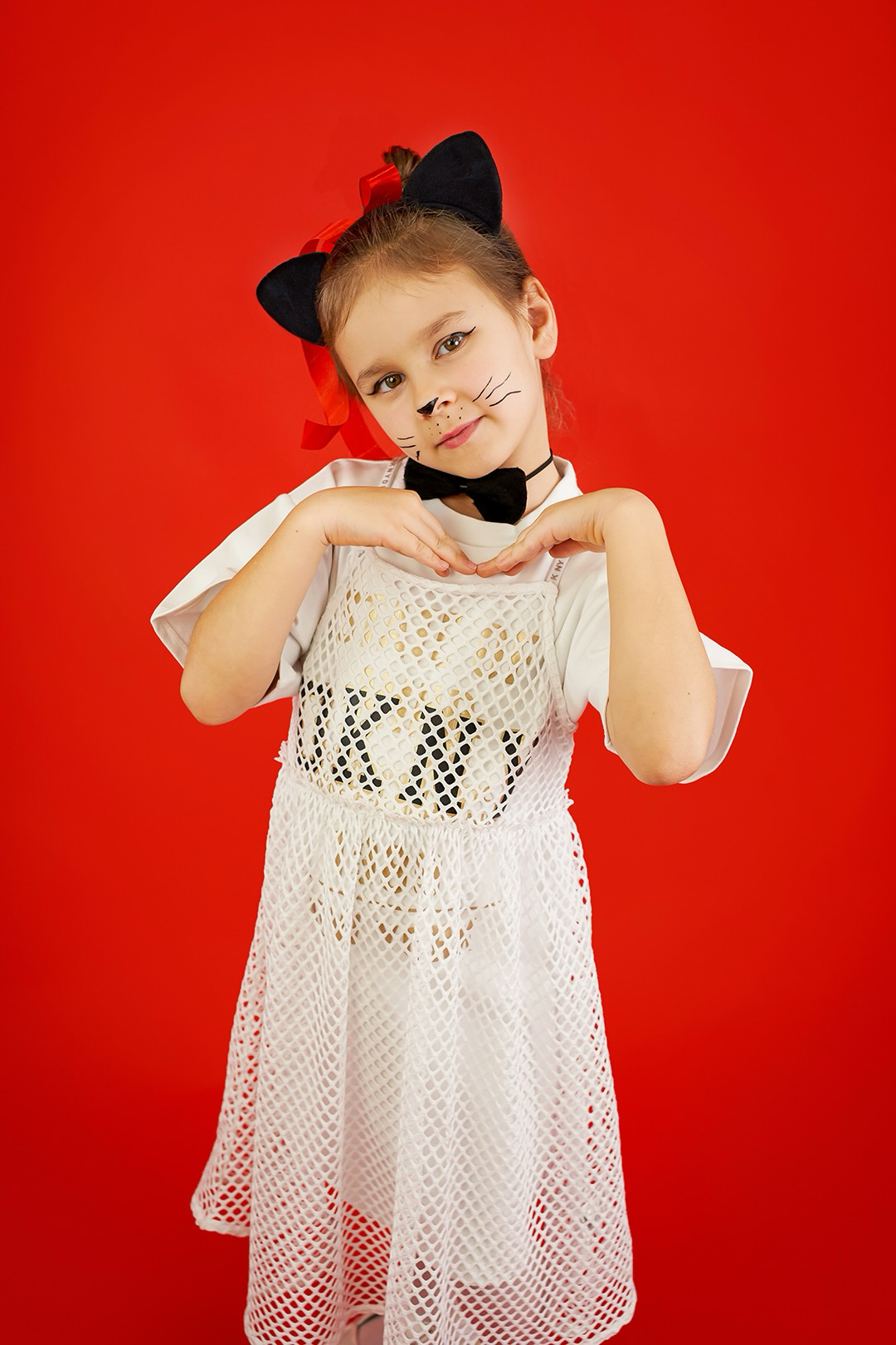 Ободок Кошечка, Черный, 1 шт. 